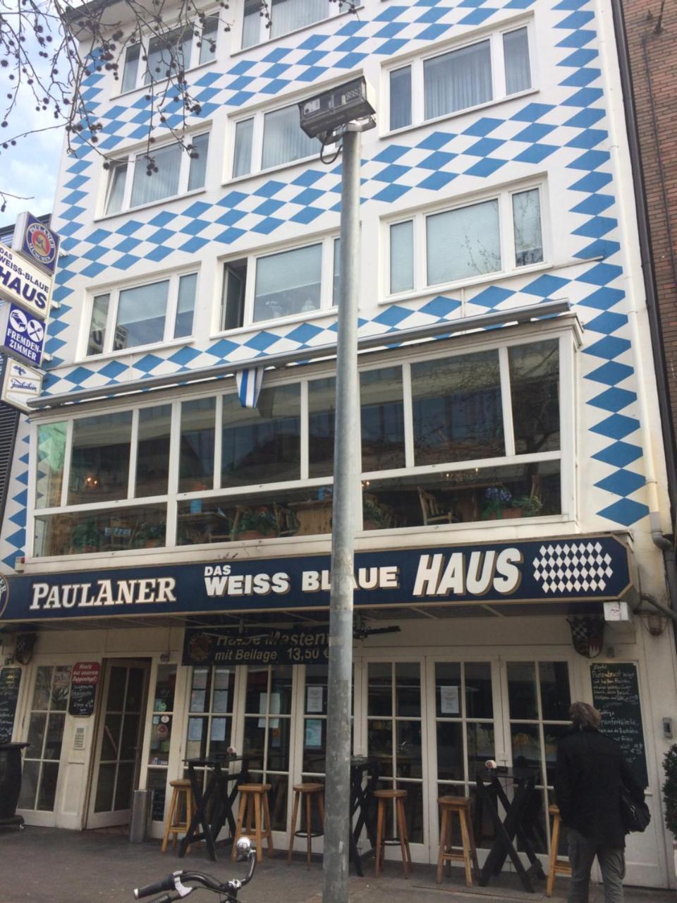 Das Weiss Blaue Haus Hotel ดุสเซลดอร์ฟ ภายนอก รูปภาพ